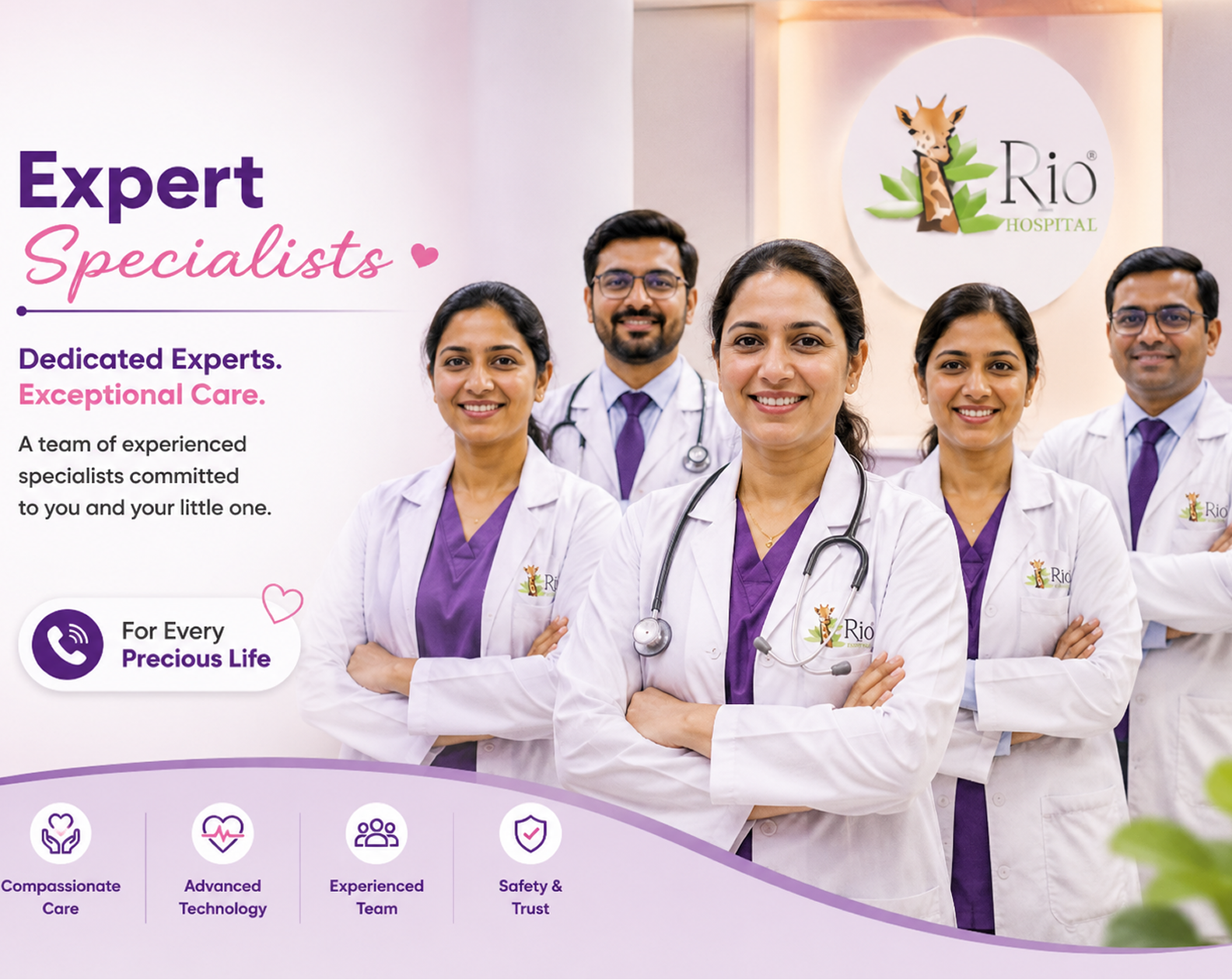 Paediatric care at Rio